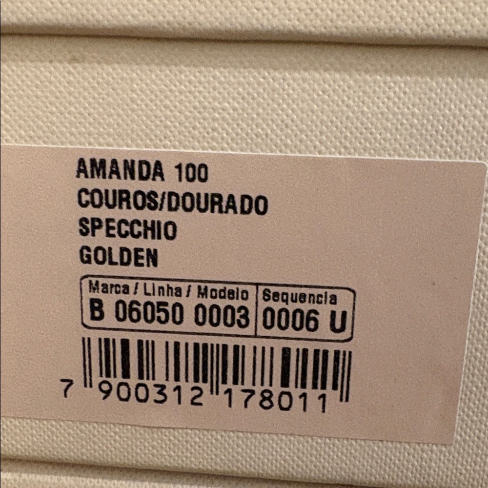 NIB [Alexandre Birman] Amanda 100 Golden Heel Stilettos Women's Multiple Sizes - Picture 15 of 16